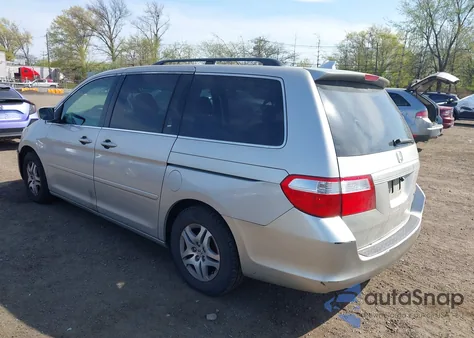 2005 Honda Odyssey Ex из США, поврежденный, VIN 5FNRL38455B421759